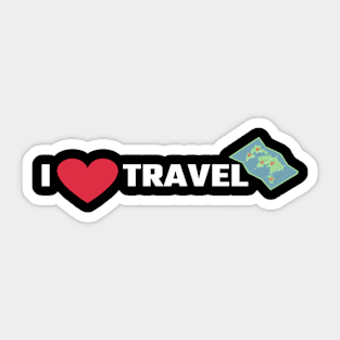 I Love Travel/I Heart Travel Sticker